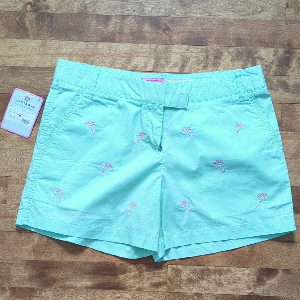 Castaway Light Green Women's Shorts